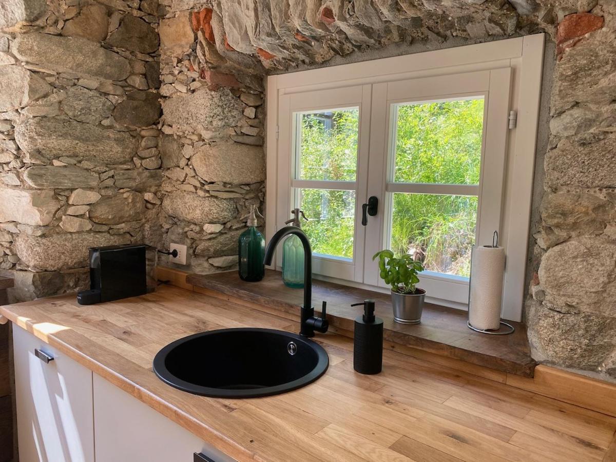 Mountain Cabin Valsesia Appartement Stella Варало Екстериор снимка
