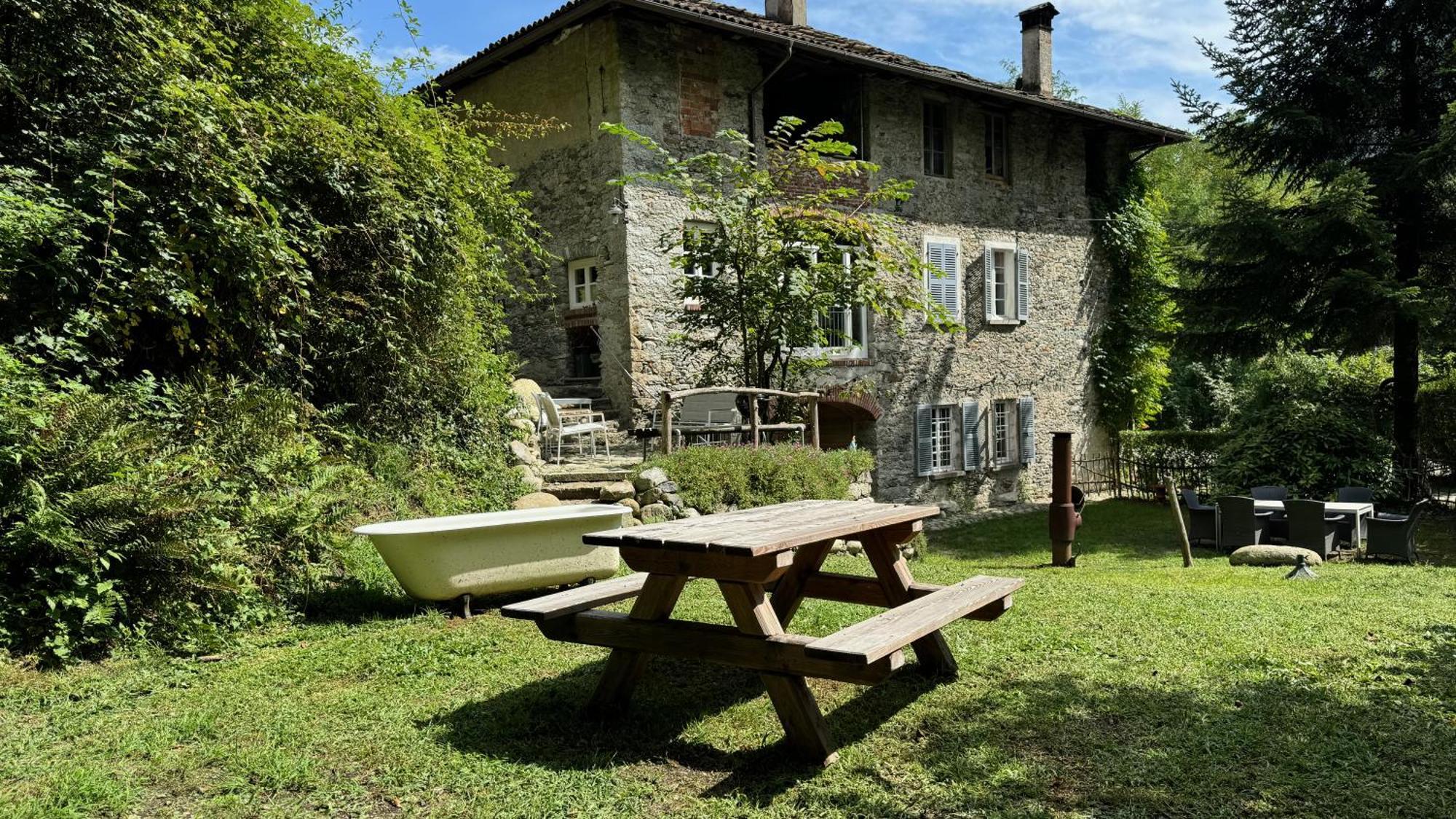 Mountain Cabin Valsesia Appartement Stella Варало Екстериор снимка